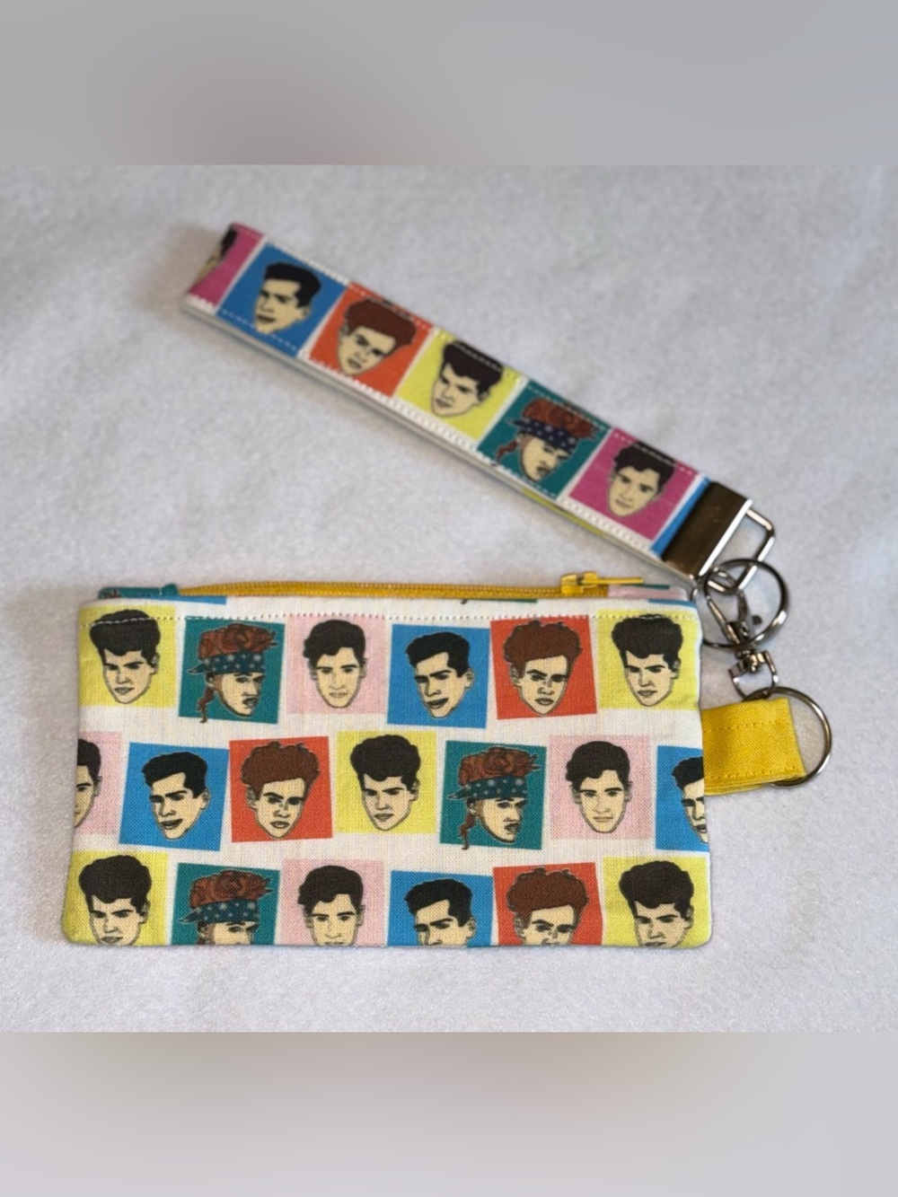 NKOTB Coin Purse Keyfob Wristlet